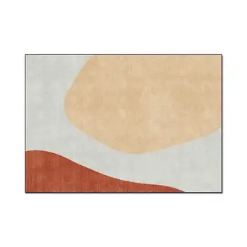200*300 cm Modi Preprost Morandi Geometrijske Barvo Oranžna Dnevna Soba, Spalnica Postelji Mat Prilagajanje