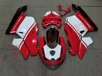 Novo ABS Motocikel vbrizgavanje plesni oziroma obrobe za vgradnjo, primerna za Ducati 999 749 03 04 05 2003 2004 2005 06 karoserija fairings nastavite Rdeča, bela