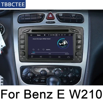 Za Mercedes Benz E W210 1998~2002 NTG Avto Multimedijski Predvajalnik, GPS, Android Auto Radio DVD Navigacijski Sistem, Radio Stereo wifi Zemljevid