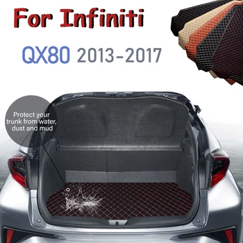 Prtljažniku avtomobila Mat Infiniti QX80 2013-2017 Trunk predpražnike Tovora Linijskih Boot Pad Prtljažniku Avtomobila Linijskih Prtljažniku Avtomobila Mat Dodatki
