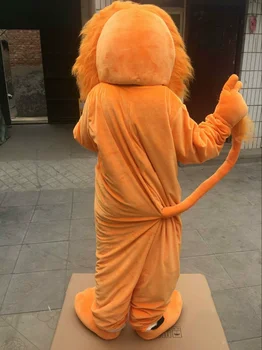 Cosplay Oranžna Živali Lev Maskota Kostum Za Odrasle Levji Kralj Divje Pustni Zabavi Maskiranje Oglaševanje Halloween Parade Obleke