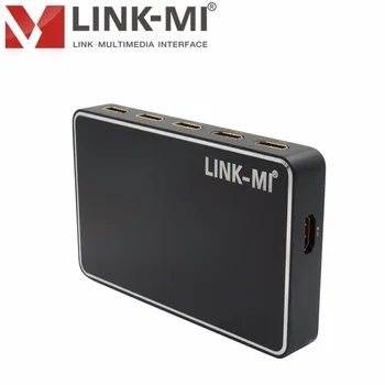 LINK-MI 2.0H501 HDMI Preklopnik 5x1 4Kx2K@60Hz z IR Nadzor in pogon USB, 7.1 CH 5 in1 out HDMI Stikalo