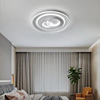 Ultra-tanek preprosta sodoben Nordijski slog dnevna soba stropne svetilke doma ustvarjalni 2020 nova soba, spalnica lučka
