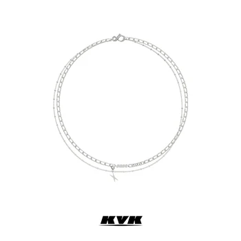 KVK2021 novi plačilni verigi kul high-end zraka, svetlobe luksuzni nišo, design, free-form osebnost ključnico ogrlica