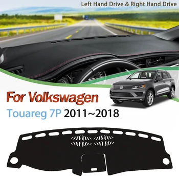 Za VW Volkswagen Touareg 7P 2011-2018 Anti-Slip Mat nadzorna plošča Pokrov Pad Dežnik Dashmat Preprogo Pribor 2012 2016