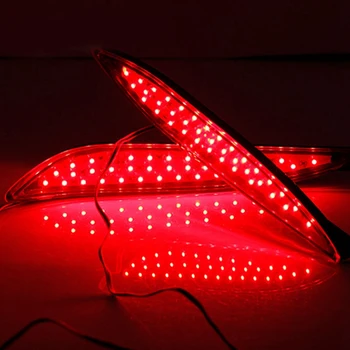 1 Par Avto LED Zadnji Odbijač Reflektor Rep Svetlobni Signal Luč Zavorni Teče Luč za Hyundai Elantra za obdobje 2012-