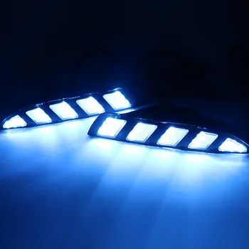2 Barvni LED DRL Dnevnih Luči Luči za Meglo Obrnite Signalna luč Zbora za Scirocco-