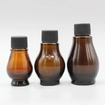 Nov slog 10 ml kozmetične stekleničke oranžna stekla,prenosni mini eterično olje, steklenica s pokrovom