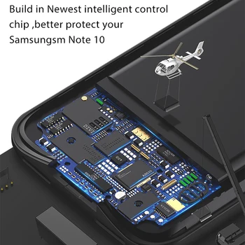 Mehke Silikonske Polnilec za Baterije Ohišje za Samsung Galaxy Note 20 10 9 8 S10 e 5G S8 S9 S20 S21 Plus Ultra 4800-6000mAh Moči Banke