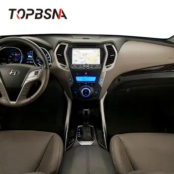 TOPBSNA Android 10 Avto DVD Predvajalnik Hyundai IX45 Santa Fe 2012 2013 GPS Navi Večpredstavnostna 2 Din avtoradio, Stereo zvokom v Video WIFI