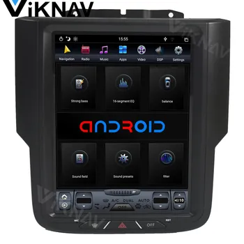 Avto GPS navigator multimedijski predvajalnik, radio za dodge RAM 2013-2017 stereo zvokom v video player android navpično zaslon BT FM 10.4 palčni 0