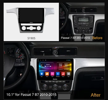 1280*720 Android 10.0 K3 K6 Plus Avto Večpredstavnostna Auto Radio za Volkswagen passat 7 B7 2010 - 4G LTE Avdio GPS Player 8 Core