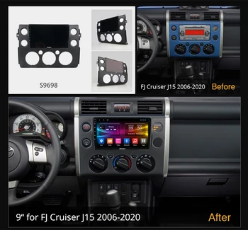 1280*720 Android 10.0 K3 K6 Plus Avto Večpredstavnostna Auto Radio za Toyota FJ Cruiser J15 2006 - 2020 4G LTE Avdio GPS Player 8 Core