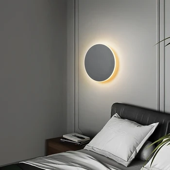 V NOVI, moderni led dnevna soba stenski luči za spalnico postelji dekoracijo sten lučka za Prehod koridorja Krog sconces doma napeljave 0