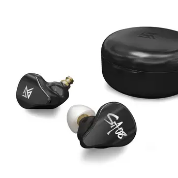 KZ SA08 TWS Pravi Brezžični Bluetooth v5.0 Slušalke 8BA Enote, Igra Čepkov Touch Kontrole šumov Šport Slušalke Z1 S1 S2