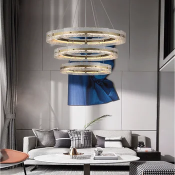 Razkošje svetlobe dnevna soba lučka za Nordijsko post-moderno minimalistično jedilnico, spalnica ustvarjalne osebnosti oblikovalec stekla lestenec