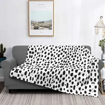 Dalmatinischen Flecken Decke Flanell Alle Saison Hund Stopnje Liebhaber Tragbare Ultra-Weiche Decke für Bettwäsche Schlafzimmer Qui