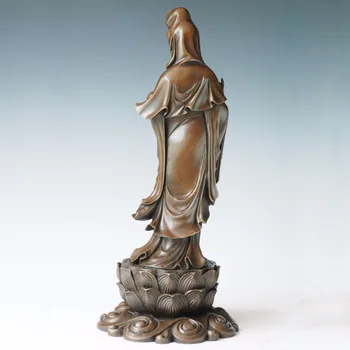 Avalokitesva kip bude Guanyin figur Kitajski Kovinski Buda kiparstvo Ruyi guan Yin Umetnosti