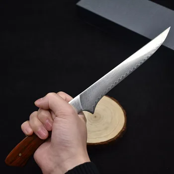 Damask jekla kuhinjski nož nožem mesa visoke kakovosti kuhar nož meso, ribe, sadje in zelenjava, kuhanje orodja kuhinjski nož