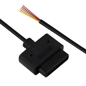 10PCS Visoke kakovosti 3M Črn krmilnik za Igre kabel Za SNES Pribor krmilnik popravila