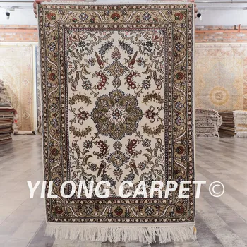 YILONG 2'x3' Ročno portugalščina preproge vrhunsko ročno vozlane turški svilene odeje (LH806B2x3)