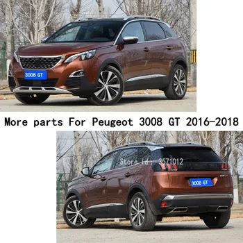 Za Peugeot 3008 GT 3008GT 2016 2017 2018 2019 2020 Avto, iz Nerjavečega Jekla Notranji Zgrajena Zadnji Odbijač Trim Ploščo Okvir Prag Pedal