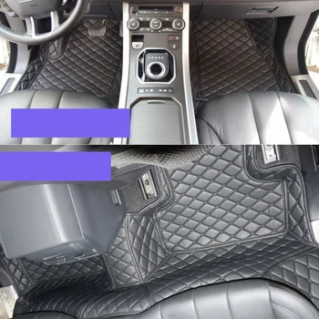 Usnje avto predpražnike za Range Rover Evoque 2011 2012 2013 2016 2017 2018 L538 preprogo preprogo mat dodatki 0