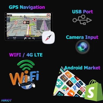 HIRIOT 9 inch Multimedijski Predvajalnik videa, za TOYOTA Novo Vios 2007-2012 Navigacija GPS Sat Navi Android carplay 8 core DSP 1280*720