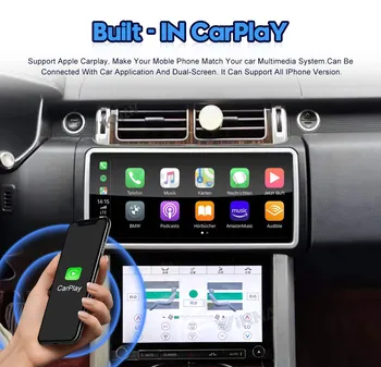 12.3 inch Android avtoradio z zaslonom Za Range Rover vogue L405 2013-2017 GPS Navigacija predvajalnik, zaslon na dotik, carplay stereo