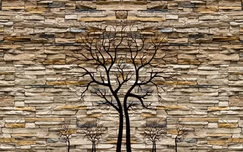 Prilagodite kupec velikost opeke povzetek drevo Moda 3D Doma Dekor Lep Dom Dekoracija