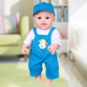 Umetni PVC BJD Prerojeni Baby Doll Visoke Kakovosti z Bombažem Oblačila