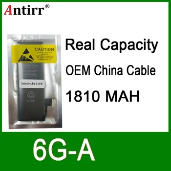 10pcs/veliko Realne Zmogljivosti Kitajske Protection board 1810mAh 3,7 V Baterije za iPhone 6 G nič cikel zamenjave rezervnih delov 6 G-A
