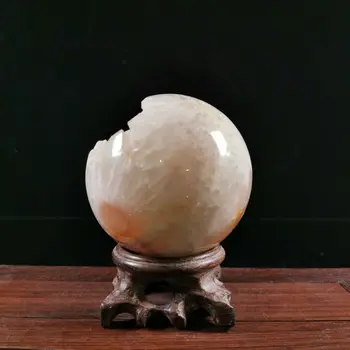 Naravni agate kristalno luknjo žogo quartz crystal ball kristalno kroglo zdravljenje 0