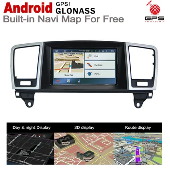 Avto radio GPS Za Mecerdes Benz GL 2013 NTG Android multimedijski predvajalnik, Navigacijski Zemljevid 2 Din HD Zaslon, WiFi, BT