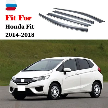 Za Honda Fit-2018 okno vizir avto dež ščit ter nadstrešek trim kritje zunanjost avto-styling deli, dodatna oprema