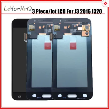 3 Kos/veliko AMOLED LCD zaslon Za Samsung Galaxy J3 2016 J320 J320F J320G J320A LCD-Zaslon, zaslon na Dotik, Računalnike Skupščine