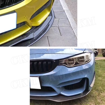 Suho Ogljikovih Vlaken Spredaj Lip Spojler Za BMW Serije 3 F80 M3, 4 Serije F82 F83 M4-2018 PSM Slog FRP Odbijača lopato