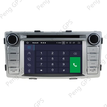 Android 11.0 CD Predvajalnik DVD-jev Za Toyota Hilux Fortuner za obdobje 2012-GPS Navigacija Multimedijski zaslon na Dotik glavne enote Z Carplay 4+64 G