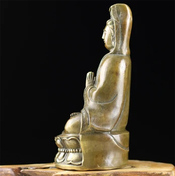 Guanyin baker Avalokiteshvara starinsko ne stara Kwan-yin slika blagoslovom miru in varnosti kip Bude.
