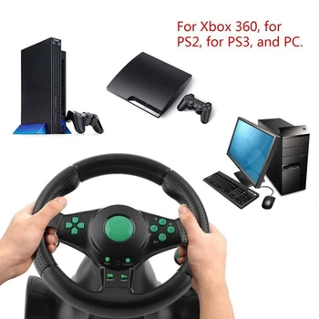 Igra Dirke Volan Za Xbox 360 Za Ps2 Ps3 Računalnik Usb Avto Volan-Kolo 180 Stopinj Rotacije Vibracij S Pedali