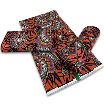 Sije Afriške vosek visoko kakovost voska tkanine oblačila Nigerija Batik slog Za Obleko Tkanine H210725