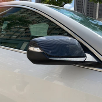 Ogljikovih Vlaken ABS Pogled od Zadaj Stranska Ogledala Pokrov Zamenjati za Chevrolet Malibu 2016-2021