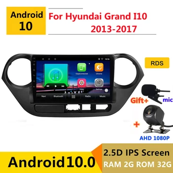 Android 10.0 avtoradio avto steretip za Hyundai Grand i10 2016 2017 navigacija GPS DVD Predvajalnik
