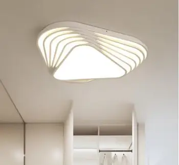 Nova Zasnova sodobnih stropni luči DIY trikotnik led spalnica stropne svetilke Nordijska dnevna soba lampara doma notranjo uporabo Stropne luči