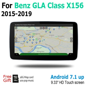 Za Mercedes Benz GLA Razred X156 2016 2017 2018 2019 NTG Zaslon na Dotik Multimedijski Predvajalnik, Stereo Autoradio navigacija GPS