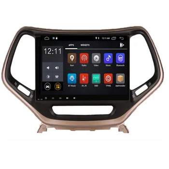 Android 10 Tesla slog Avto Brez DVD Predvajalnik, GPS Navigacija Za JEEP Cherokee-2020 Auto navi stereo vodja enote radio večpredstavnostnih