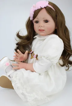 NPK Lutka simulacije dojenček rodi malčka dekle, princesa mehki silikonski vinil lutke darilo zgodnje izobraževanje igrače soigralec bonecas