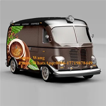 Mobilni Voziček Hrane Ulica Hrane Tovornjak Bubble Tea Trgovina, Gostinstvo Avto Električna Hrane Prodajni Van 1
