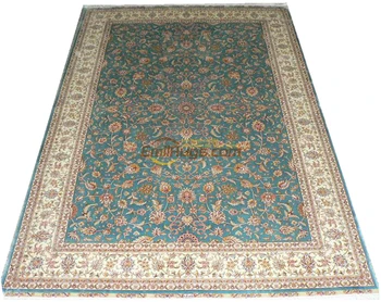 Svilena preproga preproga na tleh Svile perzijski Orientalski tkane Dnevna Soba Vzorec 2