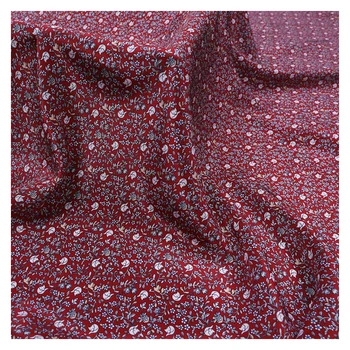 Poletje Digitalni Tisk, Mulberry Svile Krep De Chine Tkanine Cheongsam Shirt Obleko Krpo za Meter Šivalni Material 2